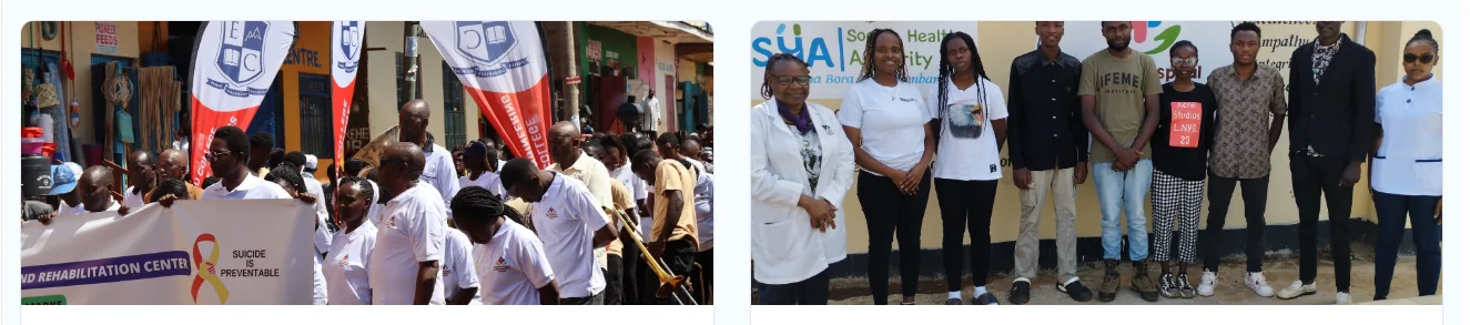 Cynert Hospital community health and suicide prevention awareness programme